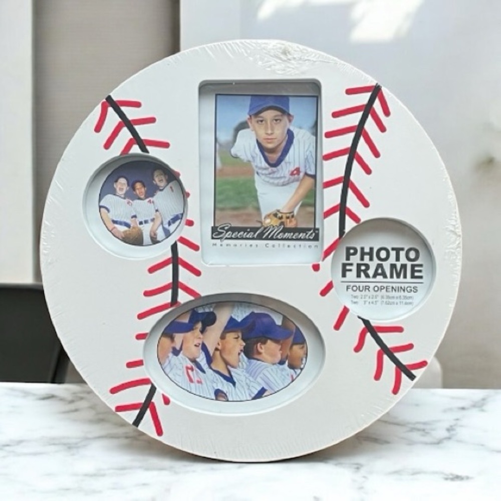 Baseball Shaped Photo Frame
